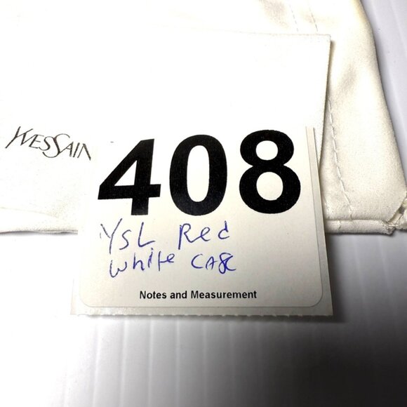 Yves Saint Laurent Red Sunglasses - Picture 10 of 10